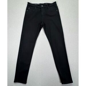 AG Adriano Goldschmied Farrah Skinny Ankle Jeans High Rise Black 31R